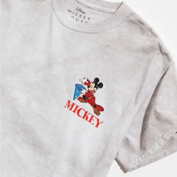 NWT Disney Fantasia Retro Mickey Mouse UO Exclusive Classic Tie-Dye T-Shirt - Picture 3 of 4